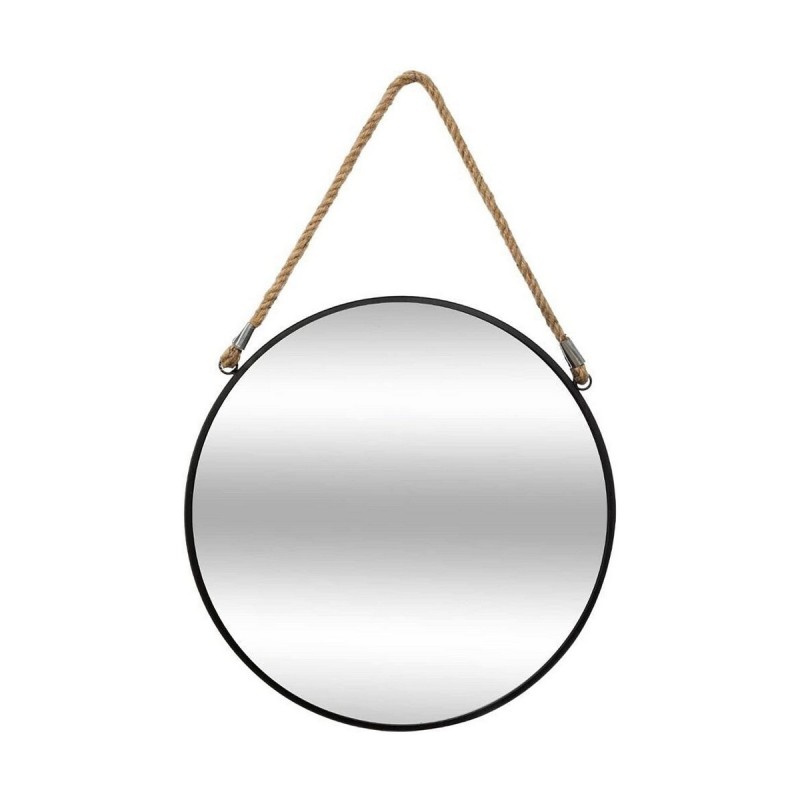 Miroir mural Atmosphera Rond Noir Ø 38 cm - Acheter à 20,63 € seulement chez Collector's Boutique