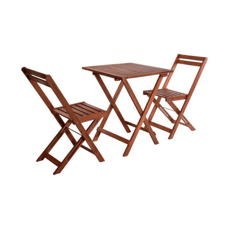 Ensemble Table + 2 Chaises EDM Bois d'acacia - Acheter à 150,30 € seulement chez Collector's Boutique